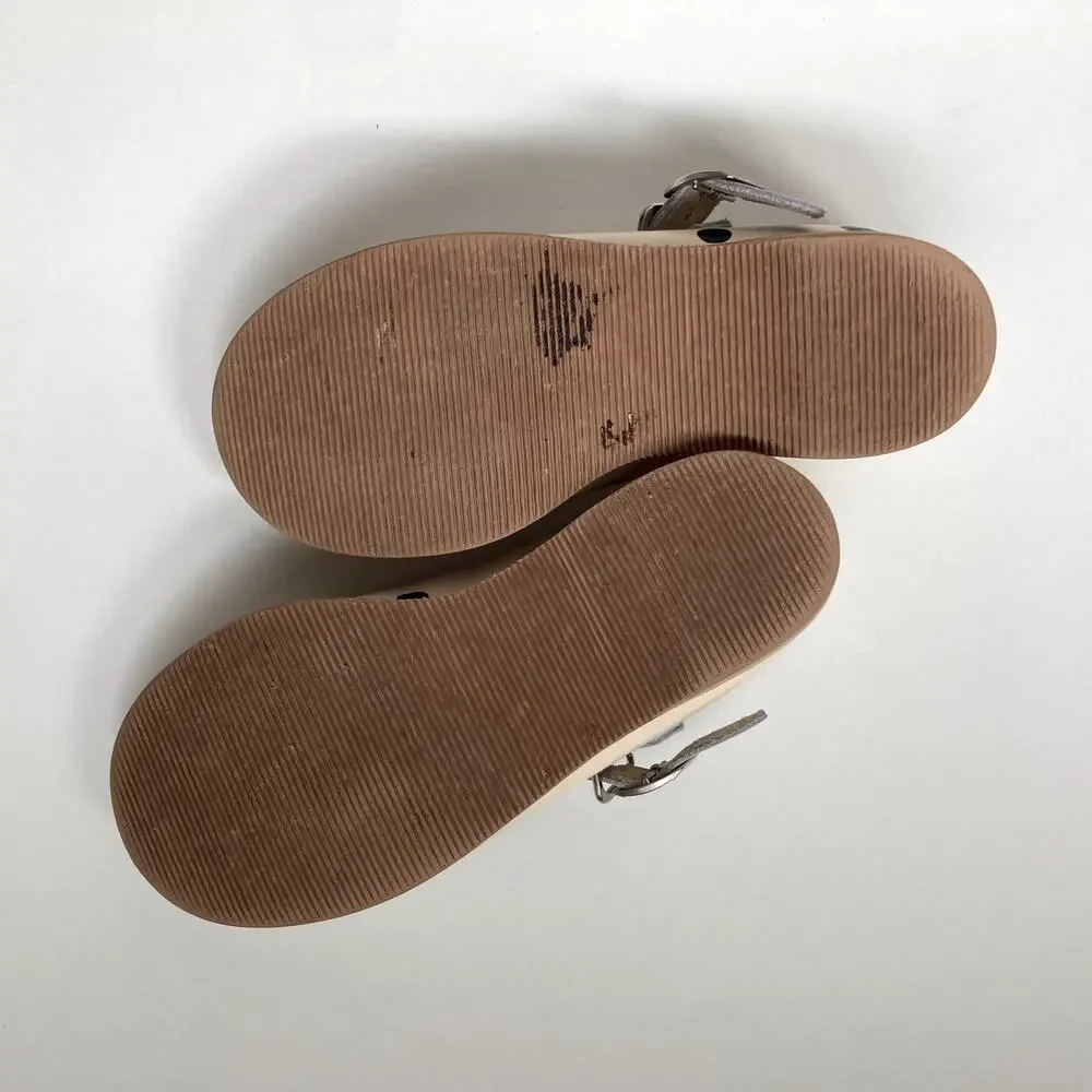Mon Petit Shoes x Rylee Cru Polka Dot Mary Janes - Cream Black - 10